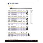 Best Carbide - SL4L6 1/2" Double Cut Long Series Carbide Burr